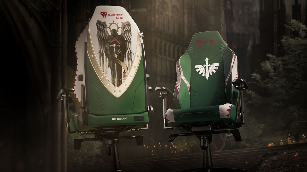 Secretlab expands its Warhammer 40,000 collection with the new Titan Evo and skins Dark Angels Editions ahead of the launch of Dawn of War 4 Secretlab expands its Warhammer 40,000 collection with the new Titan Evo and skins Dark Angels Editions ahead of the launch of Dawn of War 4