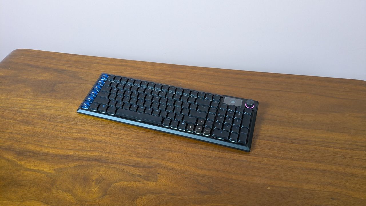 ‘The clicky keys are sumptuous’ — Corsair’s top-tier gaming keyboard certainly feels great, but I’m not sure it does enough to justify its high price ‘The clicky keys are sumptuous’ — Corsair’s top-tier gaming keyboard certainly feels great, but I’m not sure it does enough to justify its high price