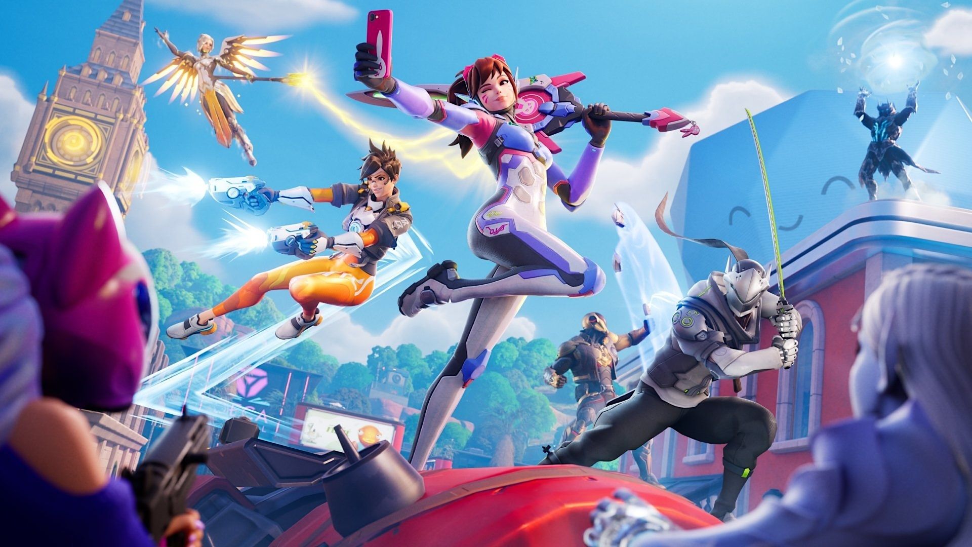 Overwatch heroes come to Fortnite in new map-changing event Overwatch heroes come to Fortnite in new map-changing event