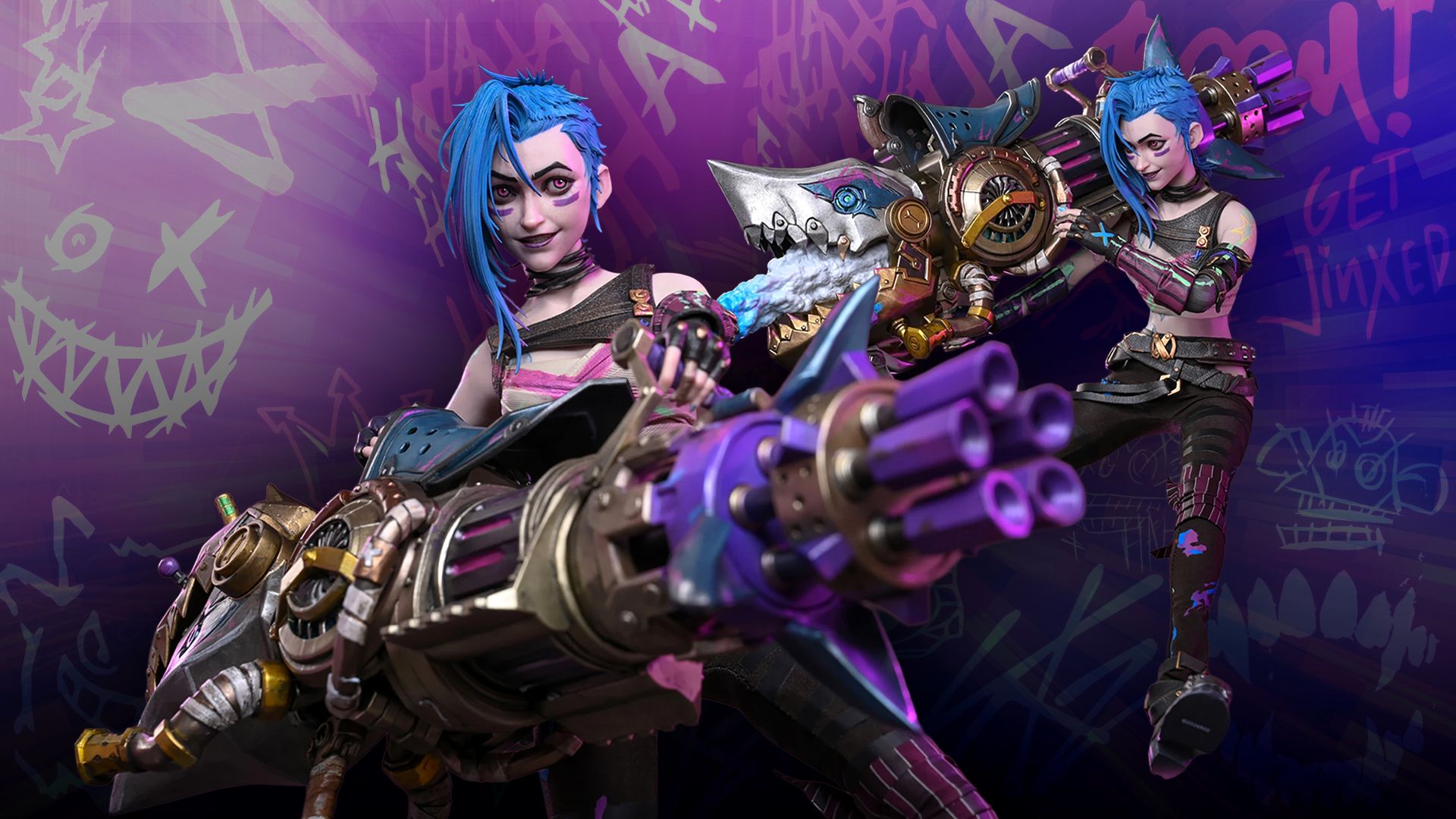 Arcane Officially Reveals Fractured Jinx 1/6 Scale Collectible Figure