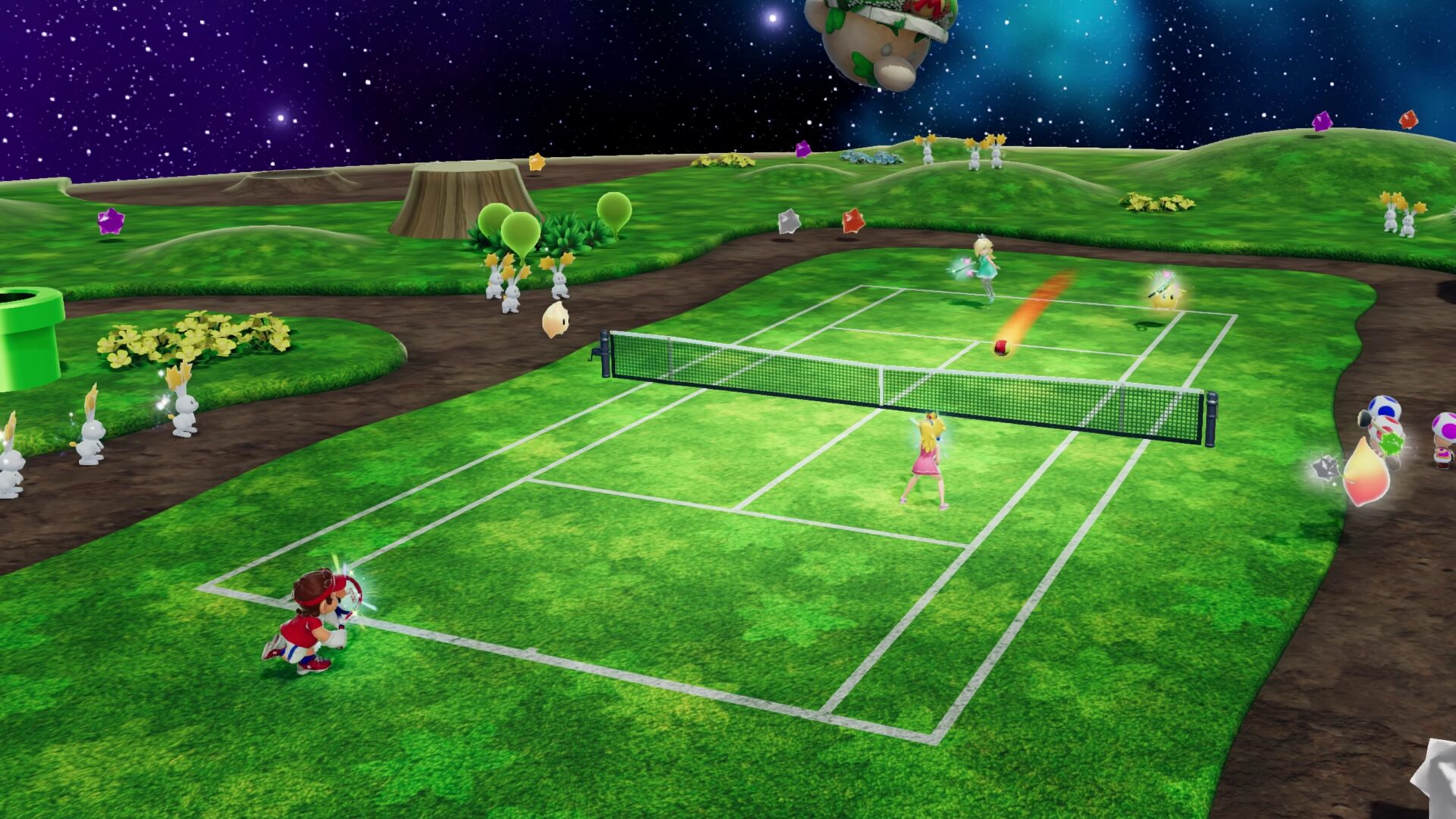 Mario Tennis Fever gets Super Mario Galaxy-themed 1.1.0 update Mario Tennis Fever gets Super Mario Galaxy-themed 1.1.0 update