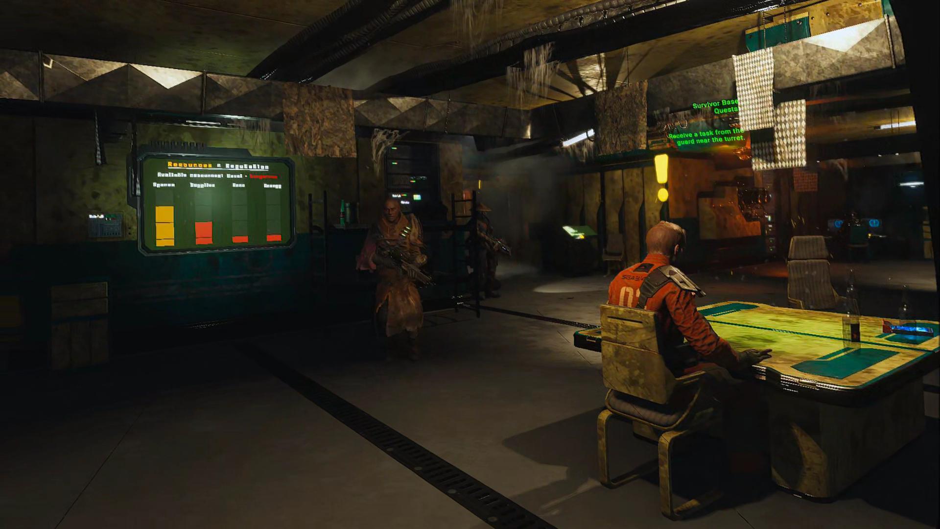 Resource Supplies at the Survivors’ Base