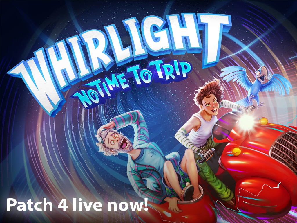 Whirlight – No Time To Trip New – Patch 04 out – Soft Hints and New Languages!