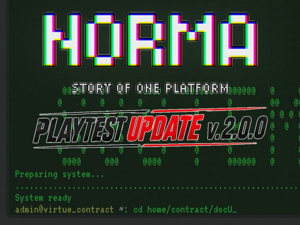 NORMA: Story of One Platform Playtest (v2.0.1)